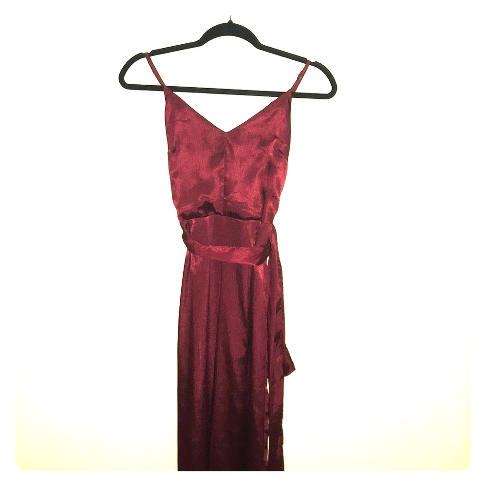 Sexy Silk Jumpsuit